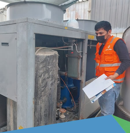 Servicio de mantenimiento preventivo y reparación de refrigeración comercial, industrial